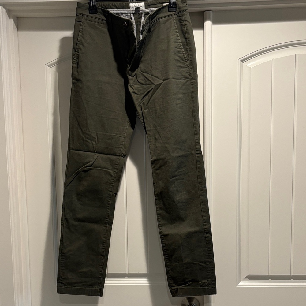 Men's Olive Chinos